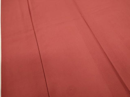 平和屋着物＊夏物 色無地 絽 赤紅色 正絹 逸品 CABB2235ze