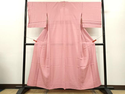 平和屋着物＊夏物 色無地 絽 鳩色 正絹 逸品 CABB2237ze