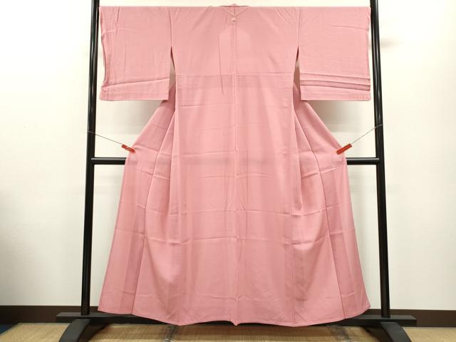 平和屋着物＊夏物 色無地 絽 鳩色 正絹 逸品 CABB2237ze