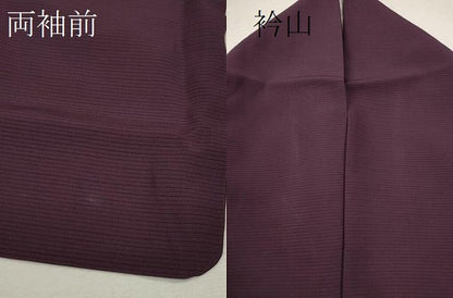 平和屋着物＊夏物 色無地 絽 似せ紫色 正絹 逸品 CABB2240ze