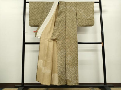 平和屋着物＊夏物 訪問着 絽 草花文 暈し染め 正絹 逸品 CABB2245ze