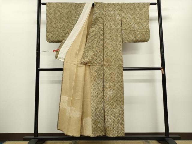 平和屋着物＊夏物 訪問着 絽 草花文 暈し染め 正絹 逸品 CABB2245ze