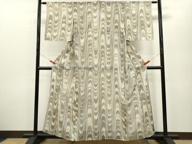 平和屋着物＊夏物 小紋 紗 吉祥文 正絹 逸品 CABB2250ze