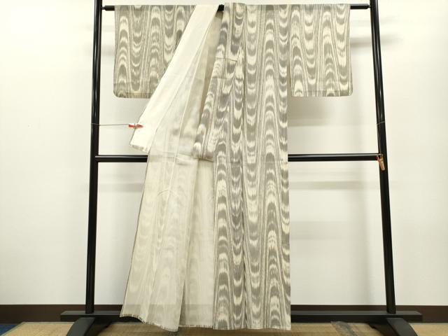 平和屋着物＊夏物 小紋 紗 吉祥文 正絹 逸品 CABB2250ze
