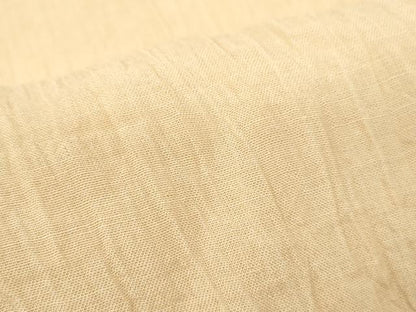 平和屋着物＊夏物 小千谷ちぢみ 色無地 雄黄色 麻 逸品 CABB2258ze