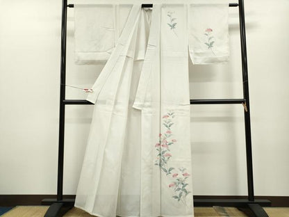 平和屋着物＊夏物 訪問着 絽 枝花文 正絹 逸品 未使用 CABB2267ze