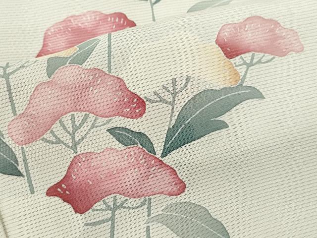 平和屋着物＊夏物 訪問着 絽 枝花文 正絹 逸品 未使用 CABB2267ze