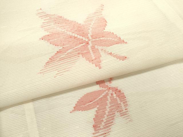 平和屋着物＊夏物 訪問着 絽 楓文 正絹 逸品 未使用 CABB2269ze