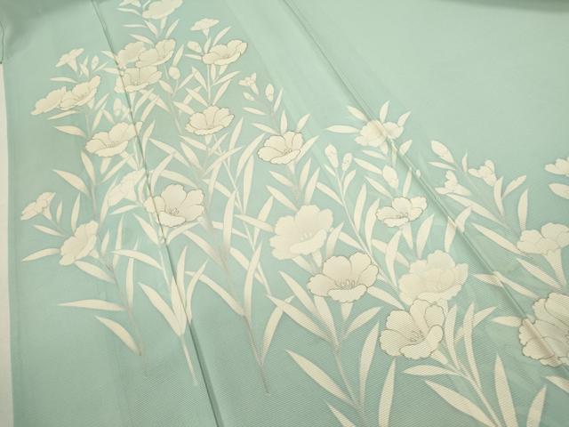 平和屋着物＊夏物 訪問着 絽 枝花文 金彩 正絹 逸品 CABB2270ze