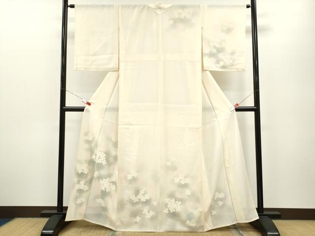 平和屋着物＊夏物 訪問着 絽 紫陽花 暈し染め 正絹 逸品 CABB2273ze