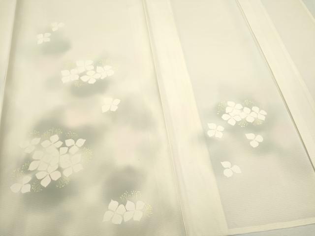 平和屋着物＊夏物 訪問着 絽 紫陽花 暈し染め 正絹 逸品 CABB2273ze