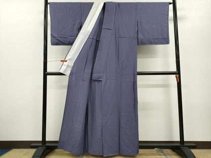 平和屋着物＊夏物 色無地 絽 紺藍色 正絹 逸品 未使用 CABB2274ze