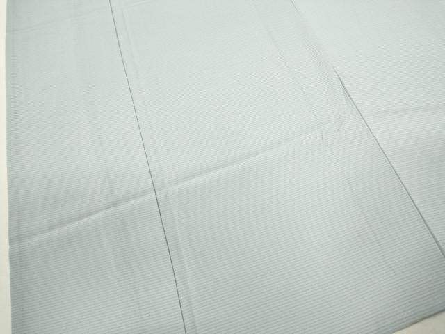 平和屋着物＊夏物 色無地 絽 薄雲鼠色 正絹 逸品 CABB2275ze