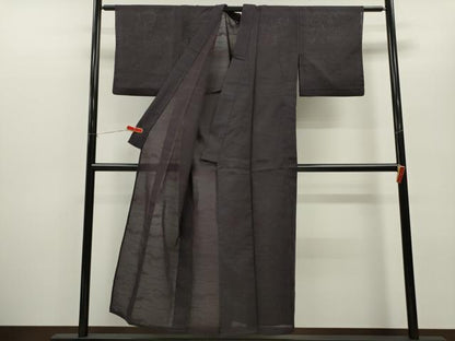 平和屋着物＊夏物 小紋 紗 吉祥文 CABB2280ze