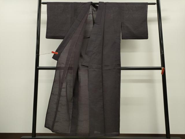 平和屋着物＊夏物 小紋 紗 吉祥文 CABB2280ze