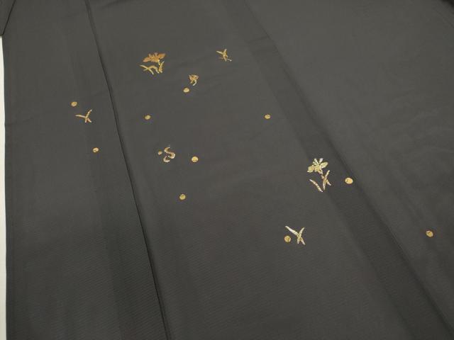 平和屋着物＊夏物 訪問着 絽 青山みとも 竹屋町刺繍 燕子花 金糸 正絹 逸品 CABB2283ze