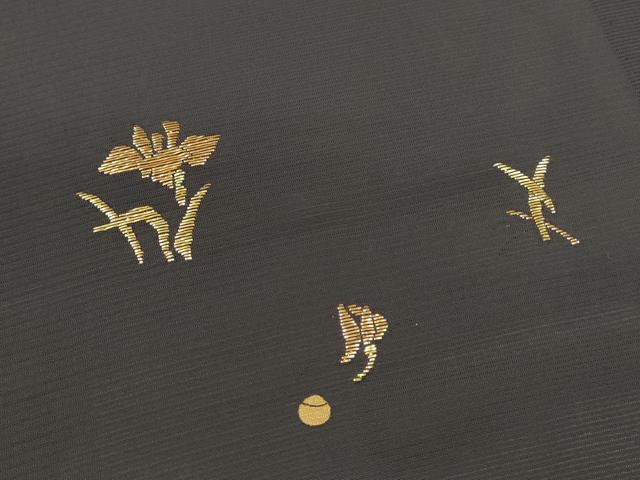 平和屋着物＊夏物 訪問着 絽 青山みとも 竹屋町刺繍 燕子花 金糸 正絹 逸品 CABB2283ze
