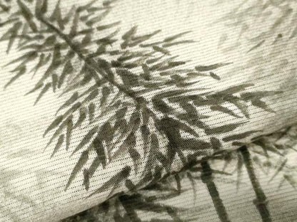 平和屋着物＊夏物 訪問着 絽 手描き 笹竹文 暈し染め 正絹 逸品 未使用 CABB2291ze