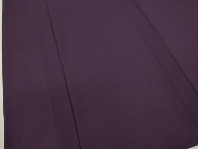 平和屋着物＊夏物 色無地 絽 紫紺色 正絹 逸品 CABB2293ze