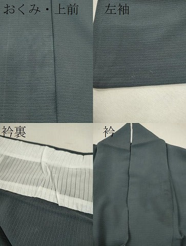 平和屋着物＊夏物 色無地 絽縮緬 羊羹色 正絹 逸品 CABB2302ze