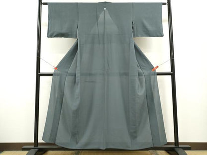 平和屋着物＊夏物 色無地 絽縮緬 羊羹色 正絹 逸品 CABB2302ze