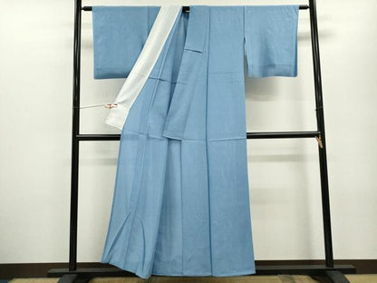 平和屋着物＊夏物 色無地 絽 勿忘草色 正絹 逸品 CABB2305ze