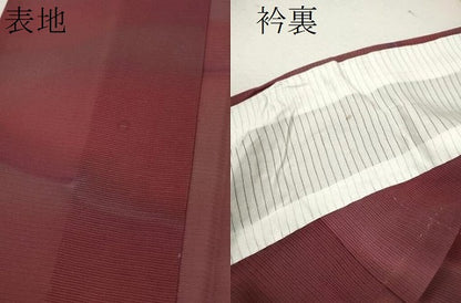 平和屋着物＊夏物 小紋 絽 暈し染め 正絹 逸品 CABB2310ze