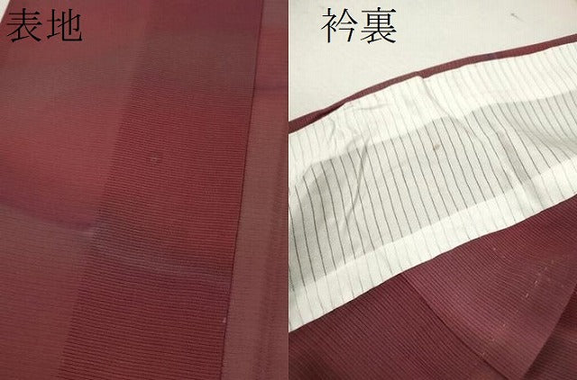 平和屋着物＊夏物 小紋 絽 暈し染め 正絹 逸品 CABB2310ze
