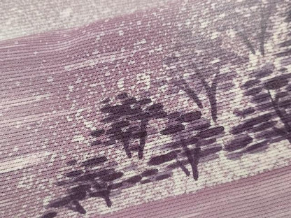 平和屋着物＊夏物 訪問着 絽 霞遠山風景文 たたき染め 正絹 逸品 未使用 CABB2312ze