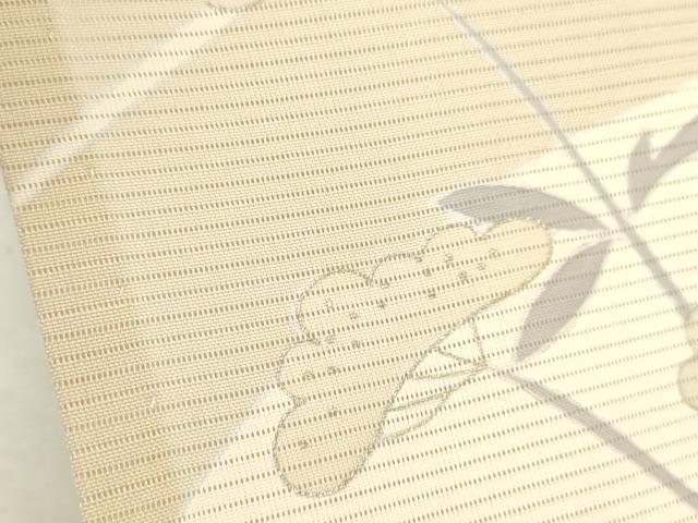 平和屋着物＊夏物 訪問着 絽 地紙枝花文 金彩 正絹 逸品 CABB2316ze