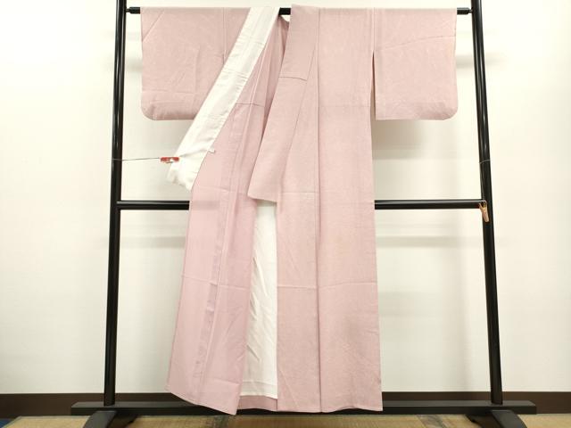 平和屋着物＊夏物 小紋 絽 たたき染め 正絹 逸品 CABB2317ze