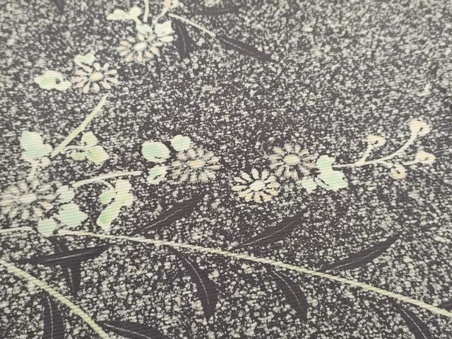 平和屋着物＊夏物 訪問着 絽 枝花文 たたき染め 正絹 逸品 CABB2320ze