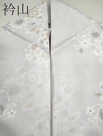 平和屋着物＊夏物 小紋 絽 花唐草文 やまと謹製 洗える着物 CABB2348ze