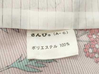 平和屋着物＊夏物 小紋 絽 枝更紗花文 さんび謹製 洗える着物 CABB2355ze