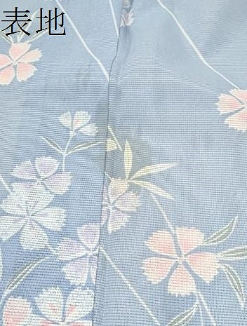 平和屋着物＊夏物 小紋 絽 撫子 洗える着物 CABB2356ze