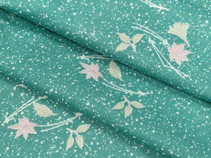 平和屋着物＊夏物 小紋 絽 吹き寄せ文 たたき染め 洗える着物 CABB2375ze