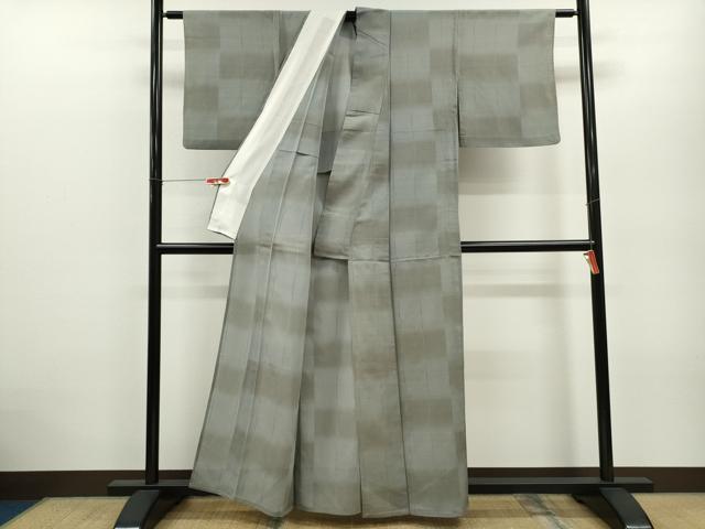 平和屋着物＊夏物 明石縮 吉祥文 正絹 逸品 CABB2380ze