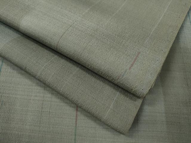 平和屋着物＊夏物 明石縮 吉祥文 正絹 逸品 CABB2380ze