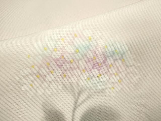 平和屋着物＊夏物　訪問着　絽　手描き　紫陽花　暈し染め　正絹　逸品　CABB2382ze 平和屋着物＊夏物 訪問着 絽 手描き 紫陽花 暈し染め 正絹 逸品 CABB2382ze