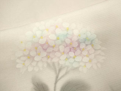 平和屋着物＊夏物 訪問着 絽 手描き 紫陽花 暈し染め 正絹 逸品 CABB2382ze