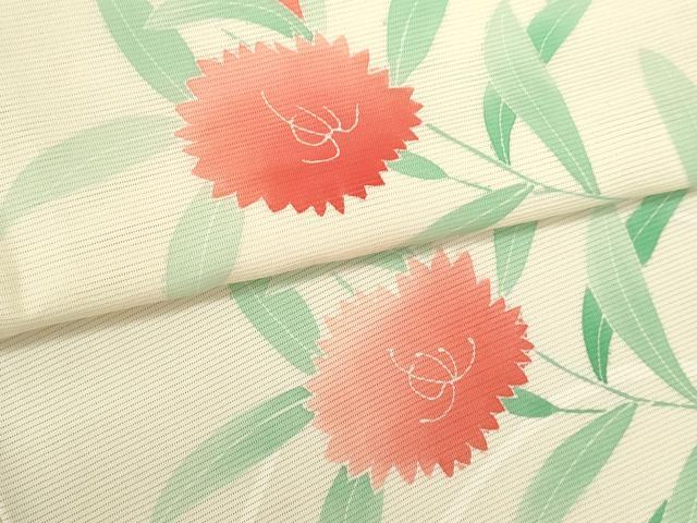 平和屋着物＊夏物 訪問着 絽 枝花文 正絹 逸品 未使用 CABB2388ze