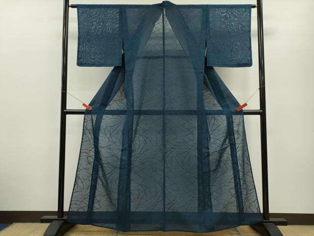 平和屋着物＊夏物 色無地 露芝紋紗 褐返色 正絹 逸品 未使用 CABB2391ze