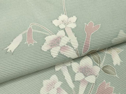 平和屋着物＊夏物 訪問着 絽 駒刺繍 枝花文 暈し染め 金彩 正絹 逸品 CABB2396ze