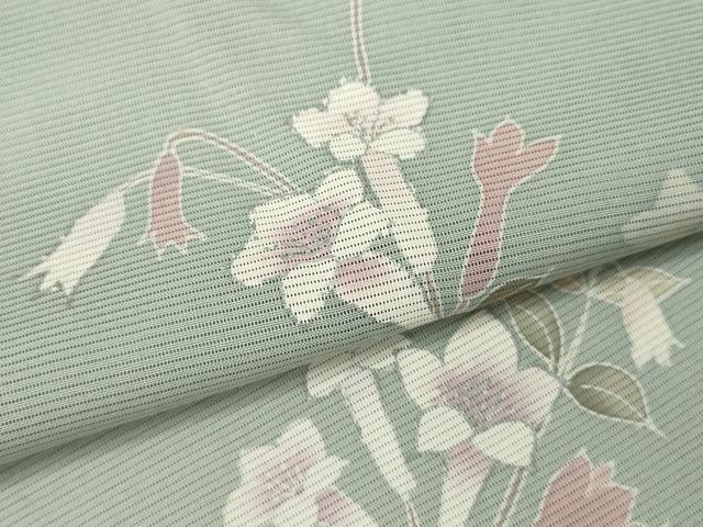 平和屋着物＊夏物 訪問着 絽 駒刺繍 枝花文 暈し染め 金彩 正絹 逸品 CABB2396ze