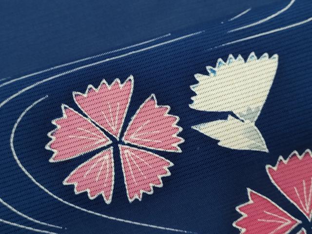 平和屋着物＊夏物 訪問着 絽 駒刺繍 撫子 正絹 逸品 CABB2398ze