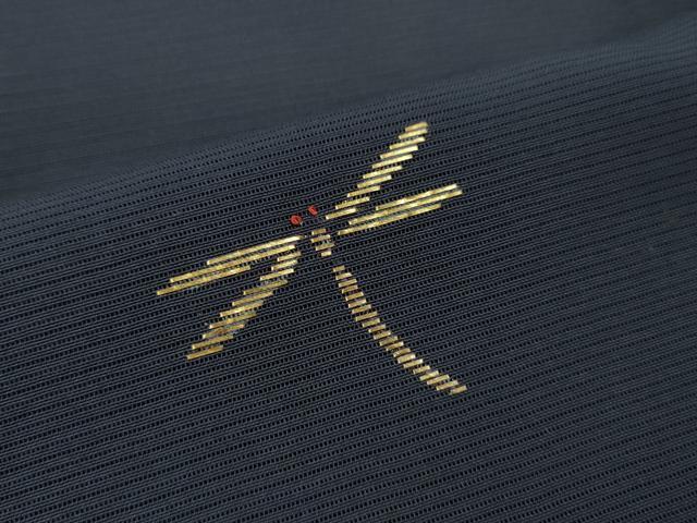 平和屋着物＊夏物 訪問着 絽 竹屋町刺繍 トンボ 金糸 正絹 逸品 CABB2400ze