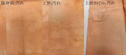 平和屋着物■上質な小紋　地紋お越し　舞花文　暈し染め　正絹　逸品　CABB2491xi