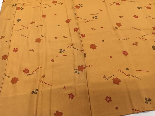 平和屋着物□長襦袢 無双仕立て 舞花文 金彩 正絹 逸品 CABB2496xi