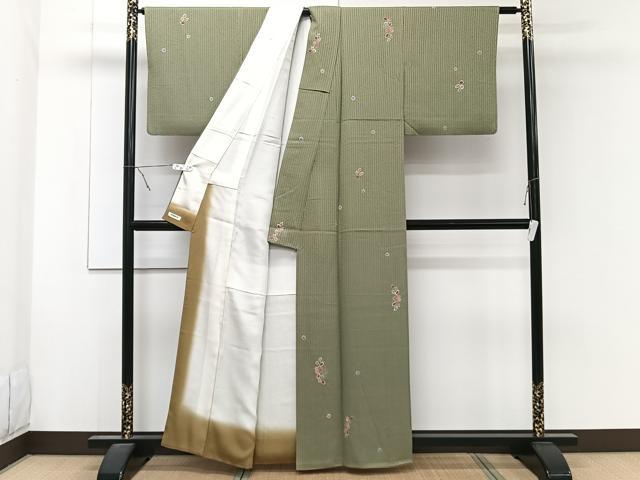 平和屋着物○上質な小紋 舞桜間道 正絹 逸品 DAAW5920ud 平和屋