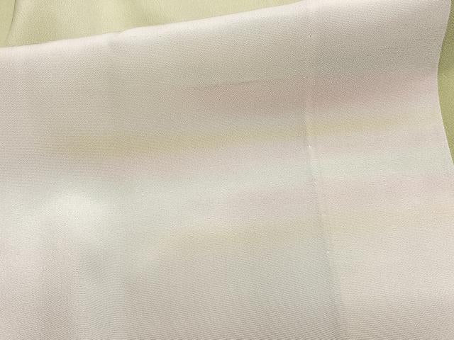 平和屋着物□長襦袢 無双仕立て 霞文 暈し染め 半衿刺繍 正絹